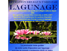 Tablet Screenshot of lagunage.be